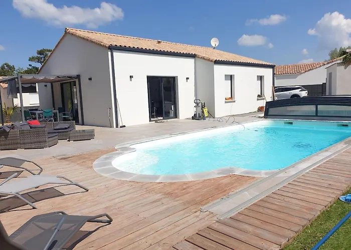 Palmeraie - Piscine Privee Et Boulodrome 别墅 圣让-德蒙