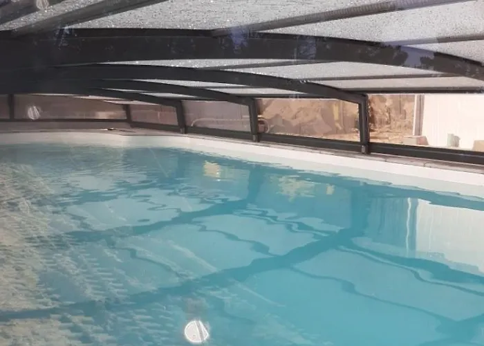 Palmeraie - Piscine Privee Et Boulodrome * 圣让-德蒙