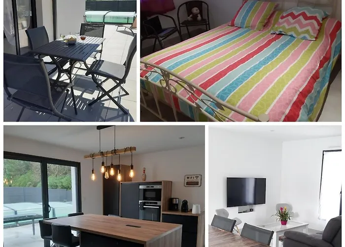 Palmeraie - Piscine Privee Et Boulodrome 别墅